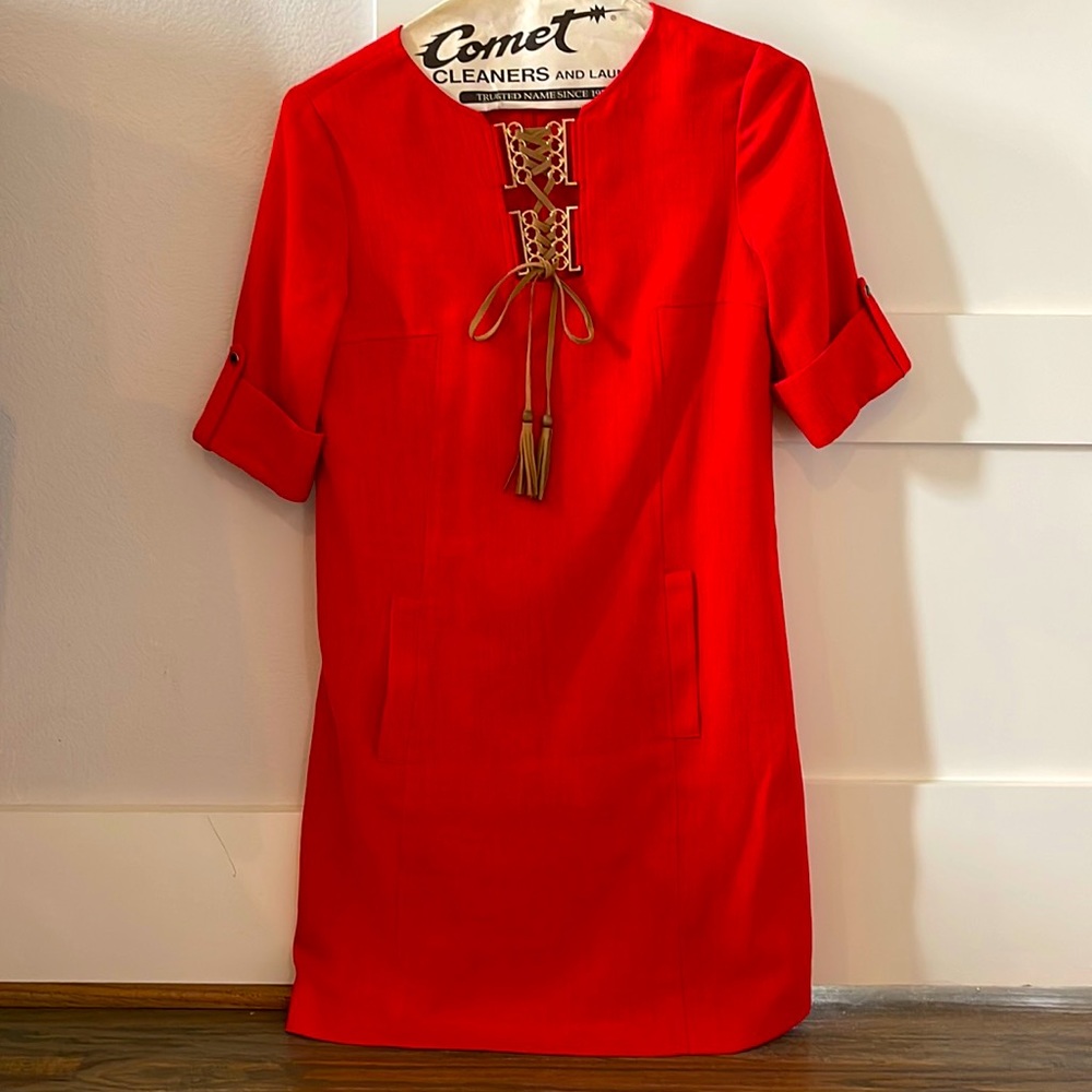 Tahari 1/4 sleeve shift dress